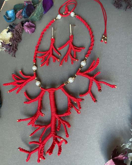 Pendientes Coral