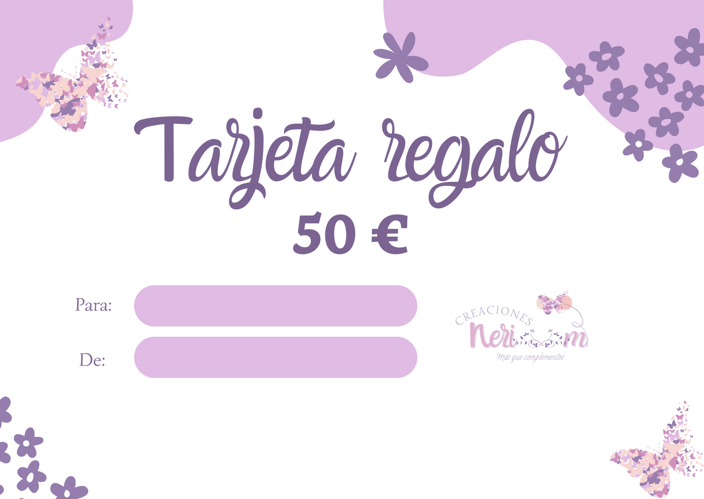 Tarjeta Regalo