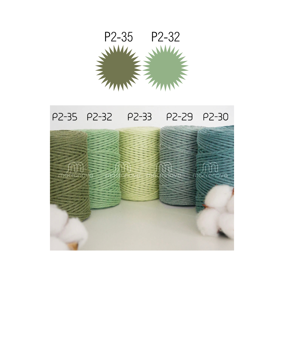 Algodón 100% Eco 2 mm