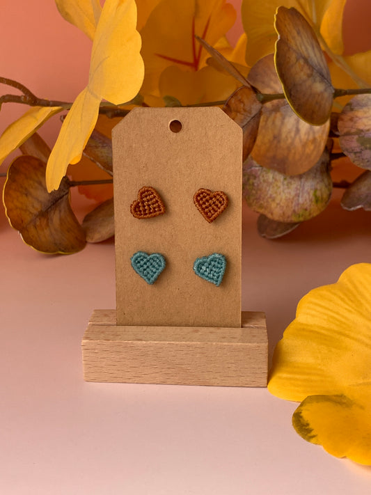 Pack de 2 Pendientes Sweetheart Studs