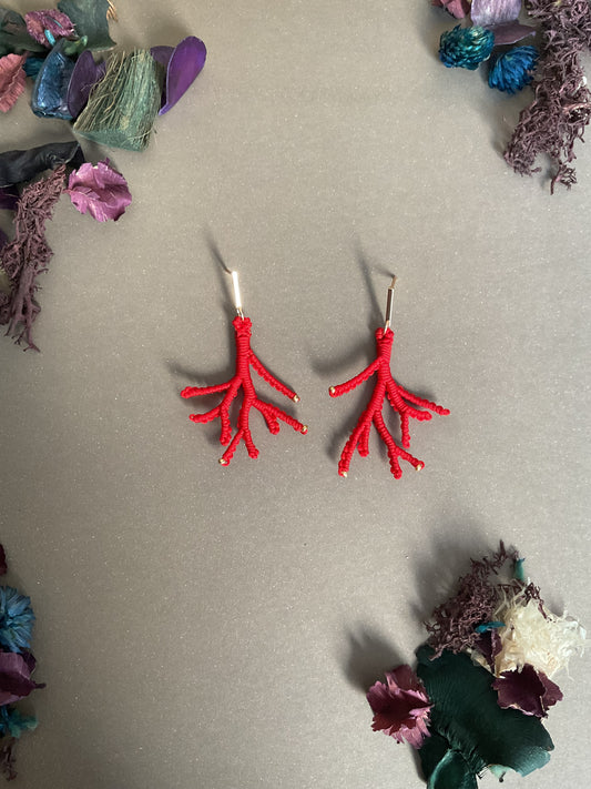 Pendientes Coral